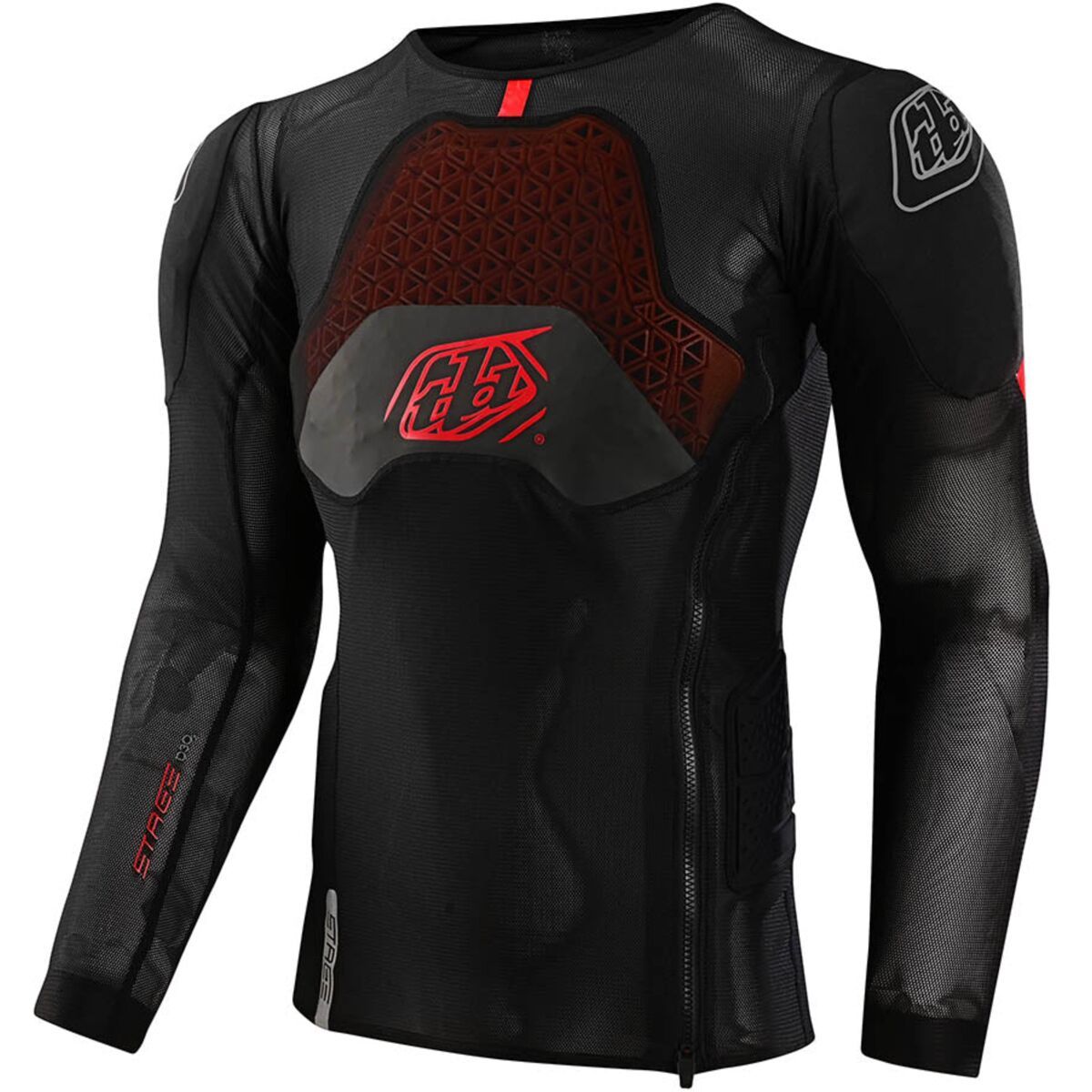 Image of Troy Lee Designs Stage Ghost D30 Long-Sleeve Baselayer Black, S