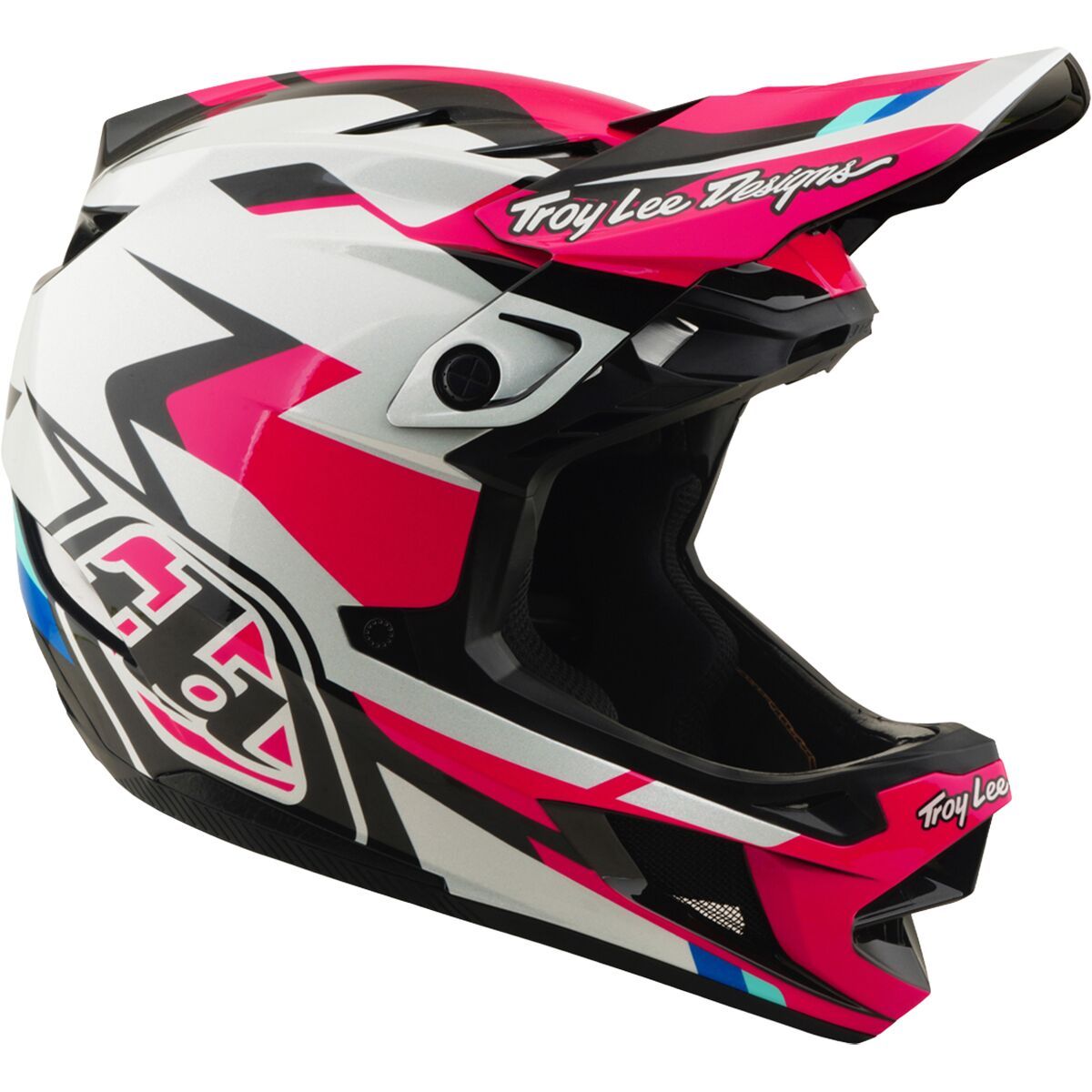Image of Troy Lee Designs D4 Polyacrylite Helmet Roamer Magenta, XL