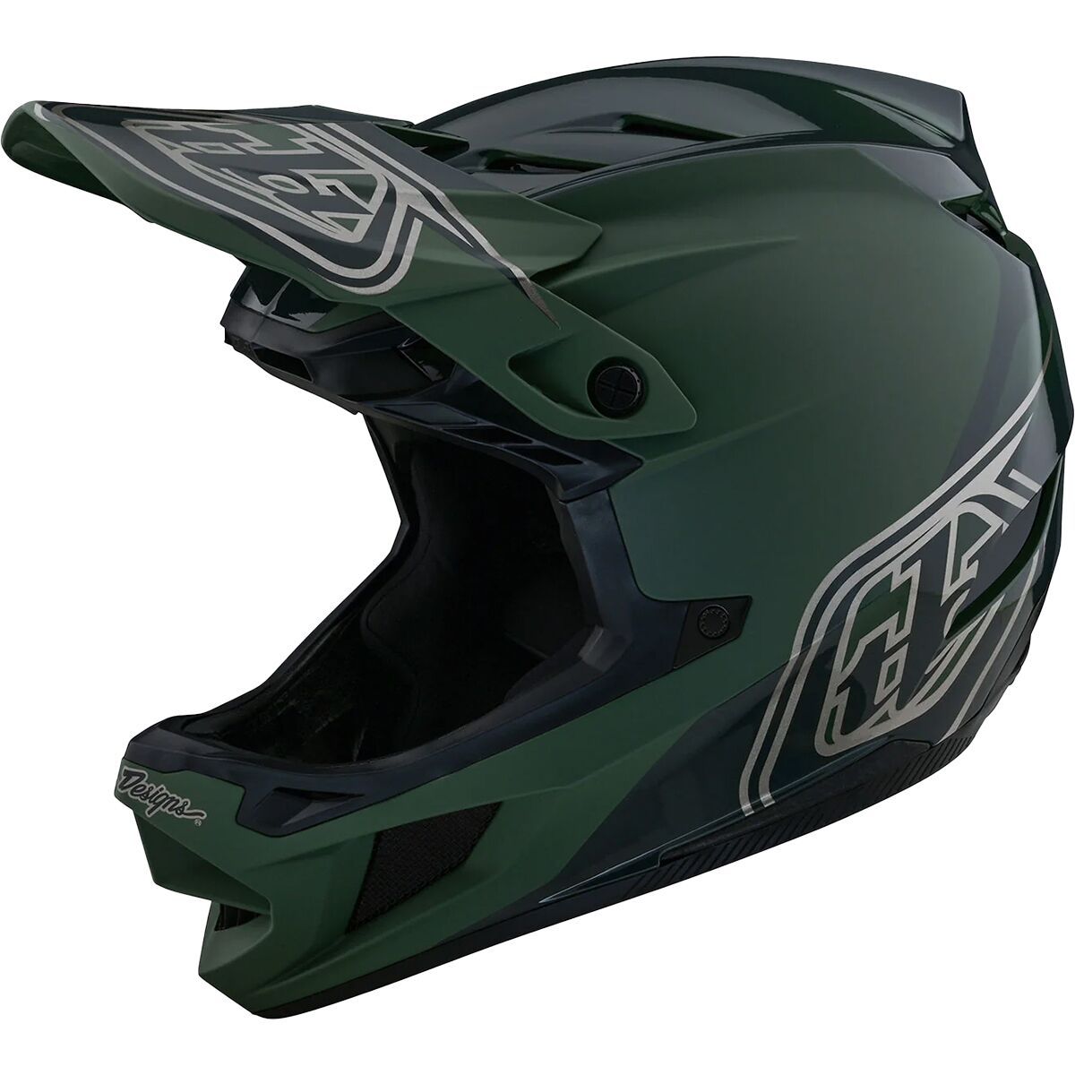 Troy Lee Designs D4 Polyacrylite Helmet Shadow Olive, L