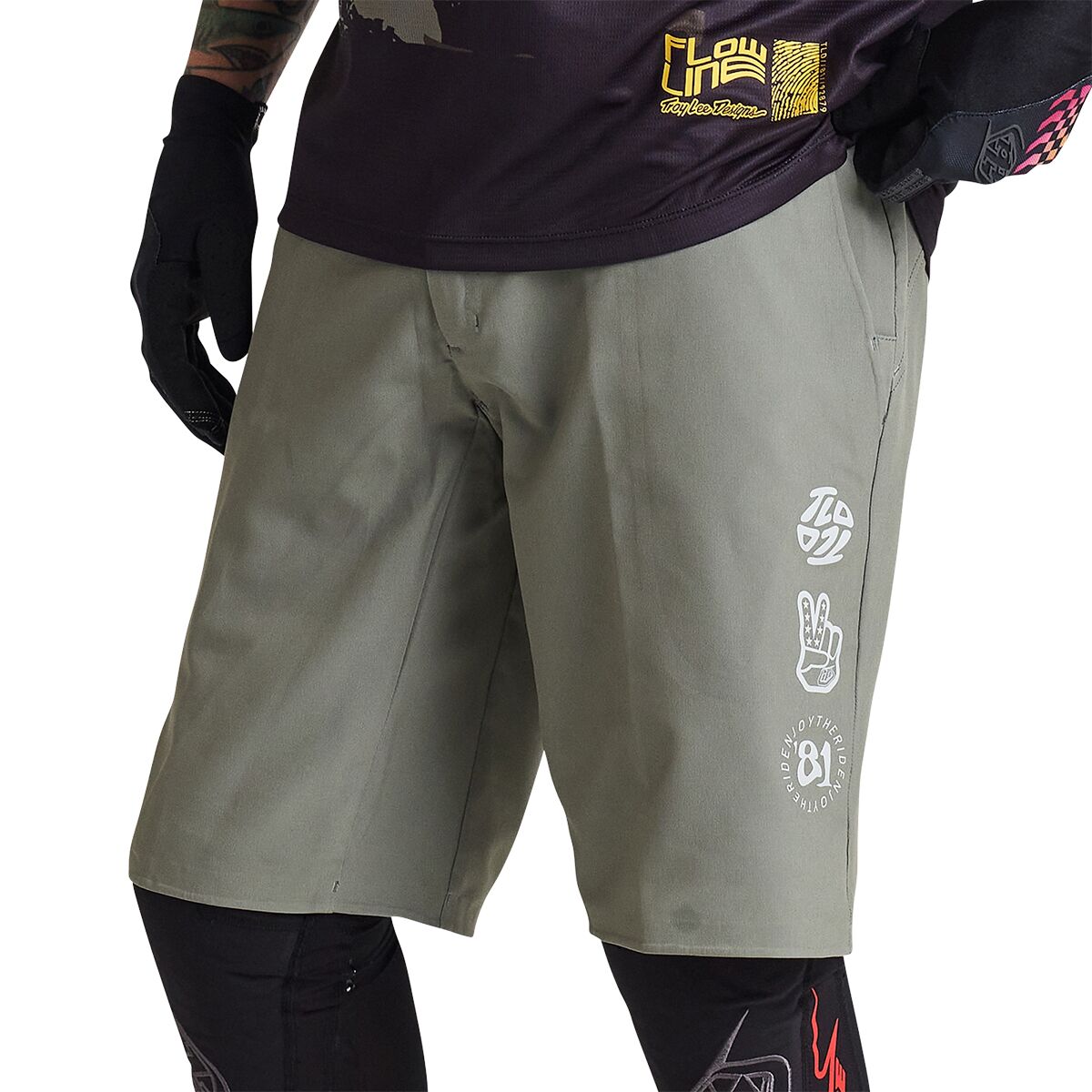 Troy Lee Designs Troy Lee Designs Flowline Superlyte Short - Men's Mono Olive, 32