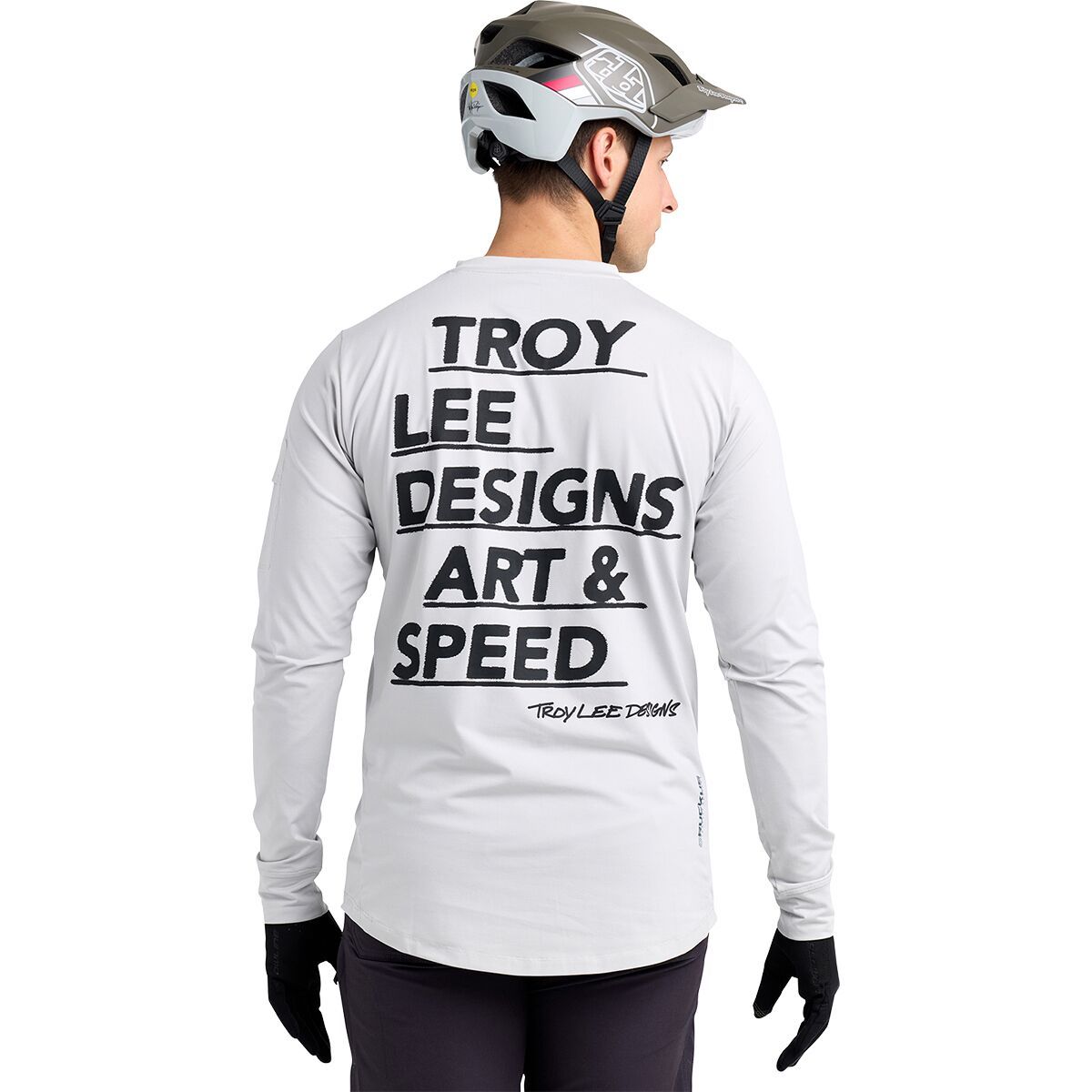 Image of Troy Lee Designs Ruckus Long-Sleeve Ride T-Shirt - Men's Art And Speed Mist, M