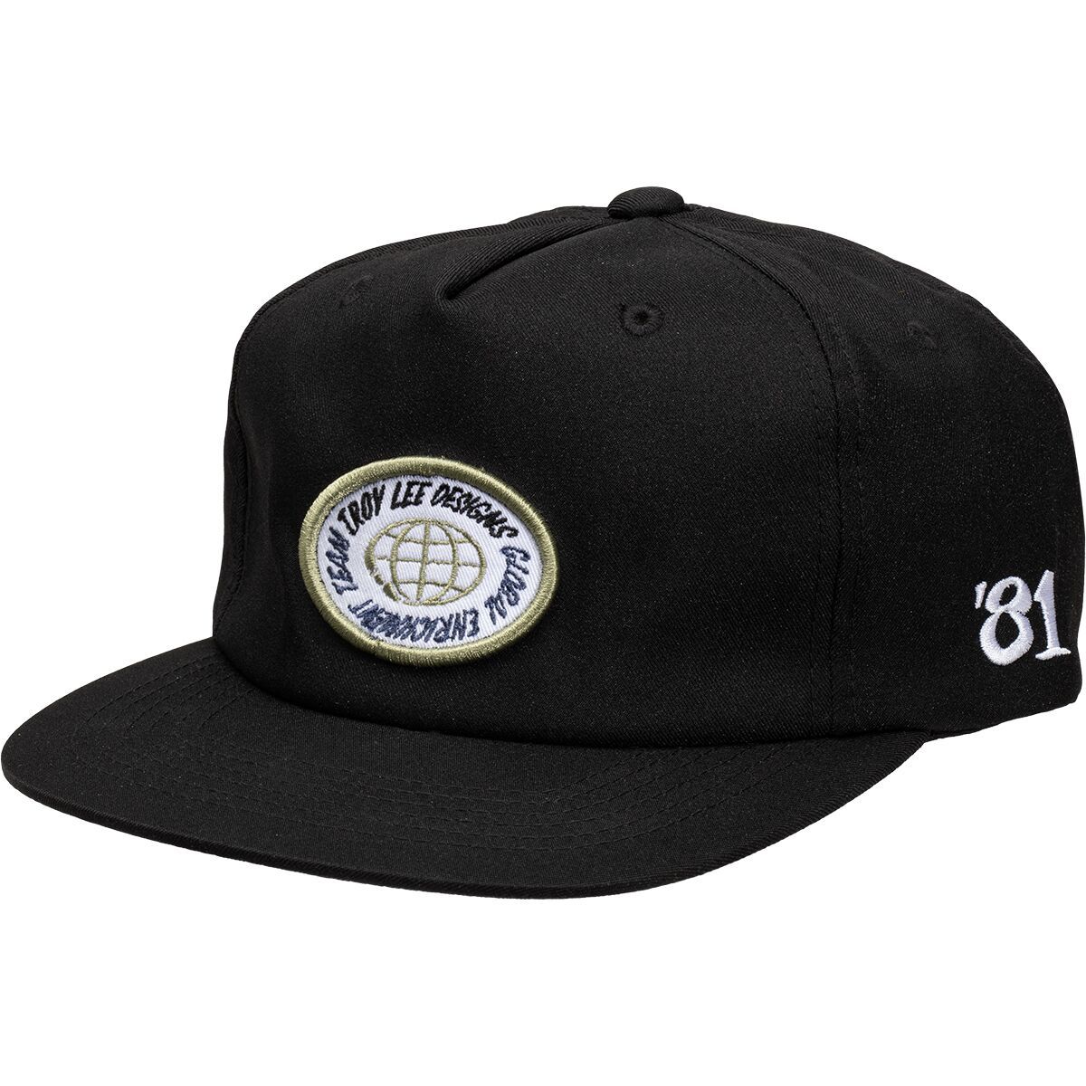 Troy Lee Designs Unstructured Strapback Enrichment Black, One Size