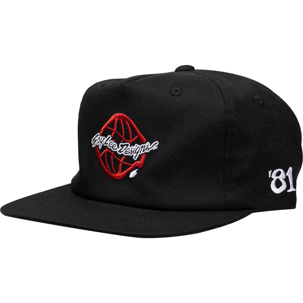 Troy Lee Designs Troy Lee Designs Unstructured Strapback Global Black, One Size