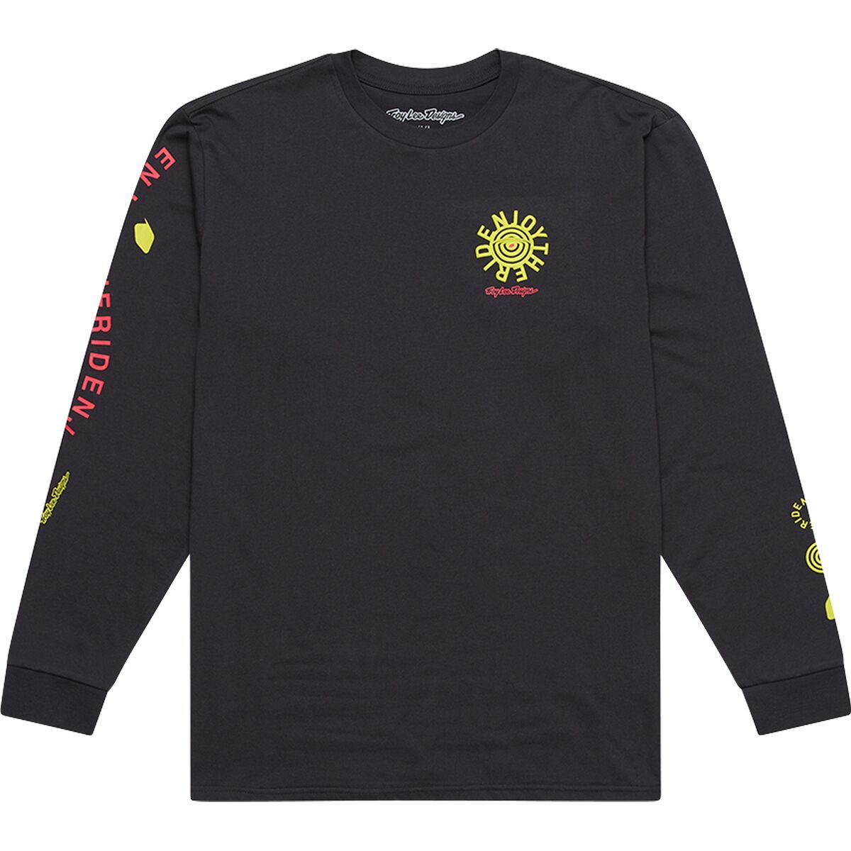 Image of Troy Lee Designs Long-Sleeve T-Shirt - Men's Enjoy Carbon, S