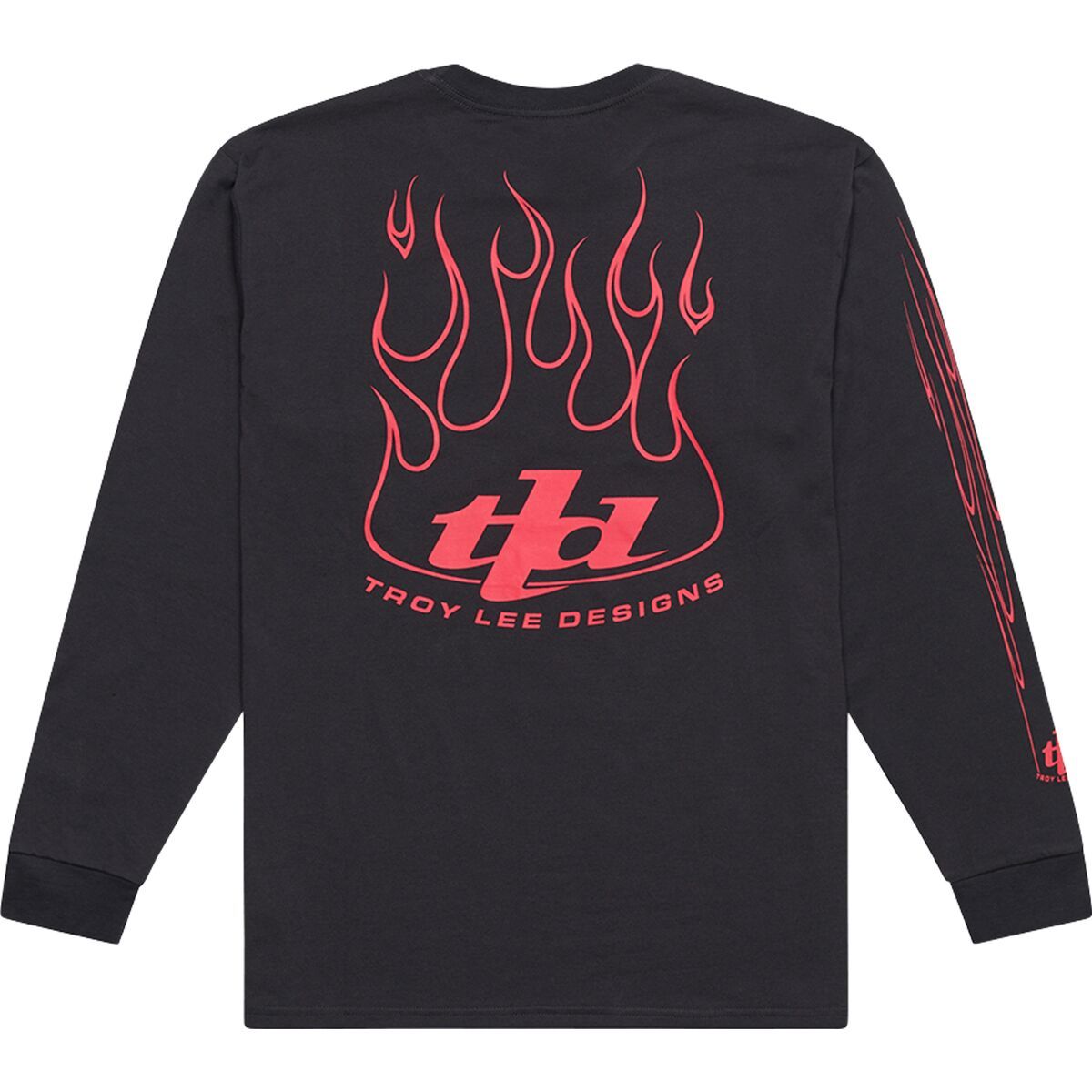 Image of Troy Lee Designs Long-Sleeve T-Shirt - Men's Torched Carbon, S