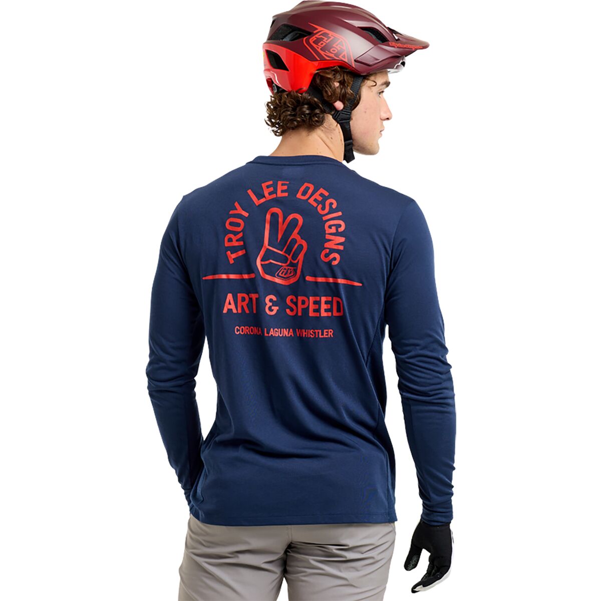 Troy Lee Designs Troy Lee Designs Skyline Long-Sleeve Ride T-Shirt - Men's