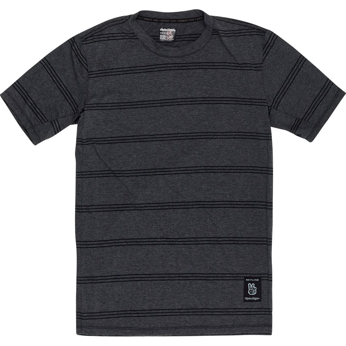 Image of Troy Lee Designs Skyline Short-Sleeve Ride T-Shirt - Men's Washed Out Dark Cloud, L