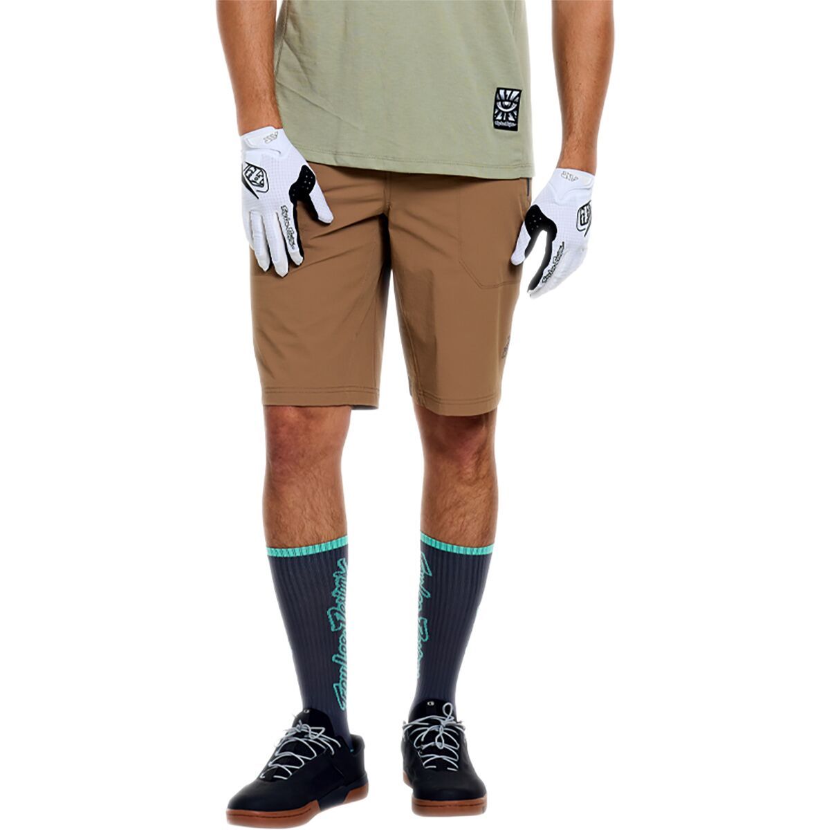 Image of Troy Lee Designs Skyline Trail Short Shell - Men's Mono Sienna, 32