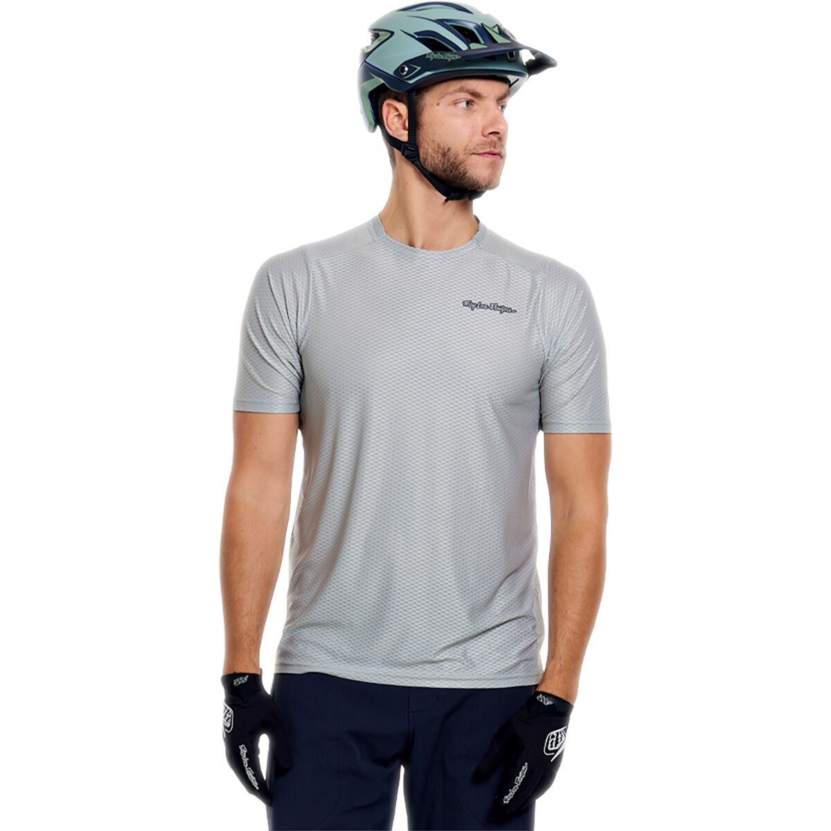Image of Troy Lee Designs Skyline Pro Air Short-Sleeve Jersey - Men's Mono Sage, M