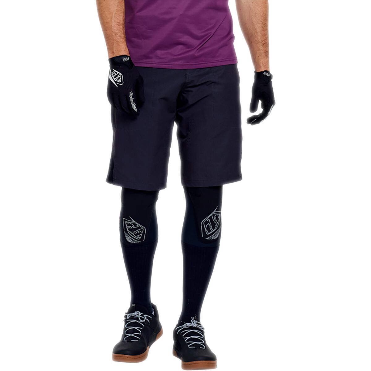 Image of Troy Lee Designs Skyline Pro Short Shell - Men's Mono Carbon, 32