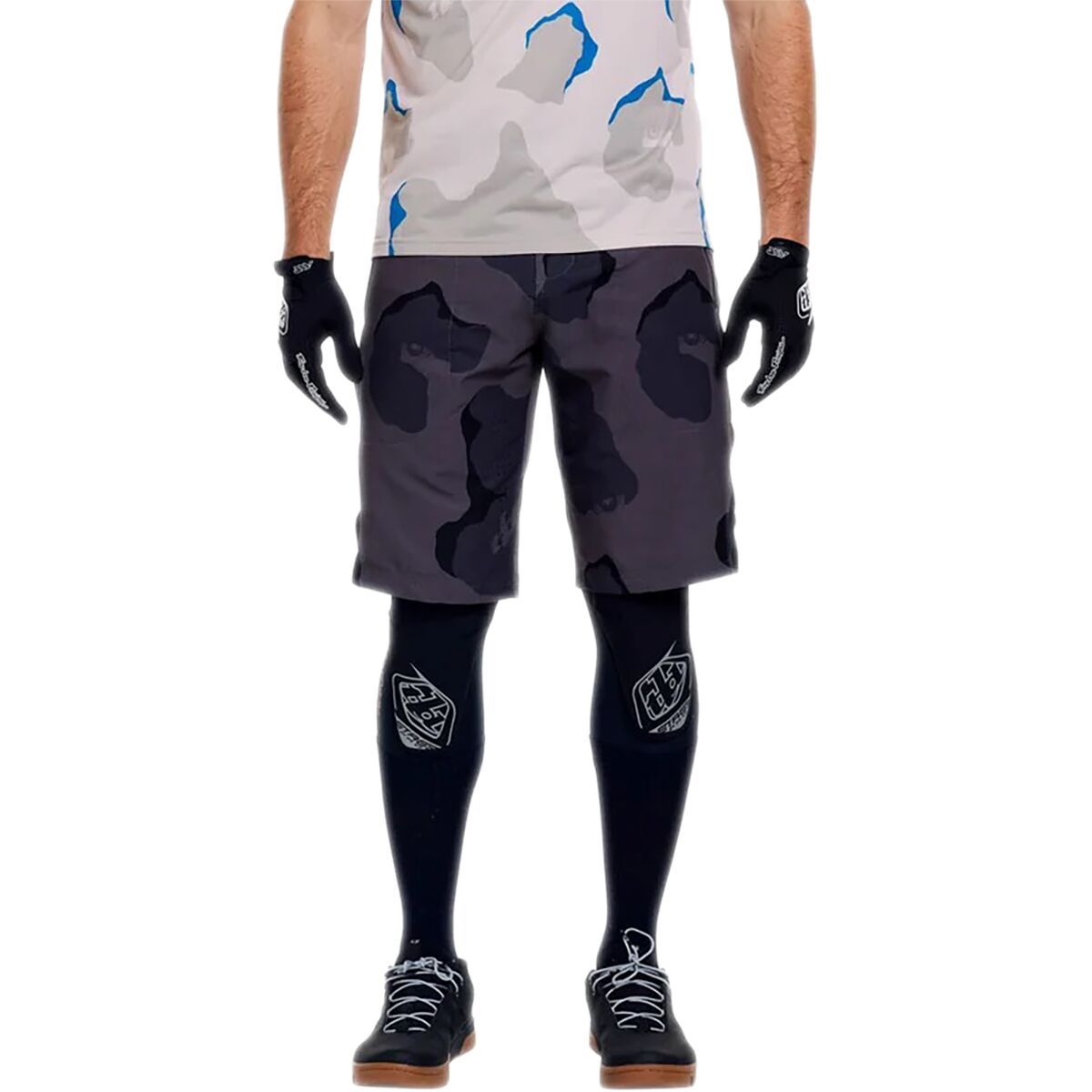 Image of Troy Lee Designs Skyline Pro Short X Bn3Th Liner - Men's Flow Camo Carbon, 32