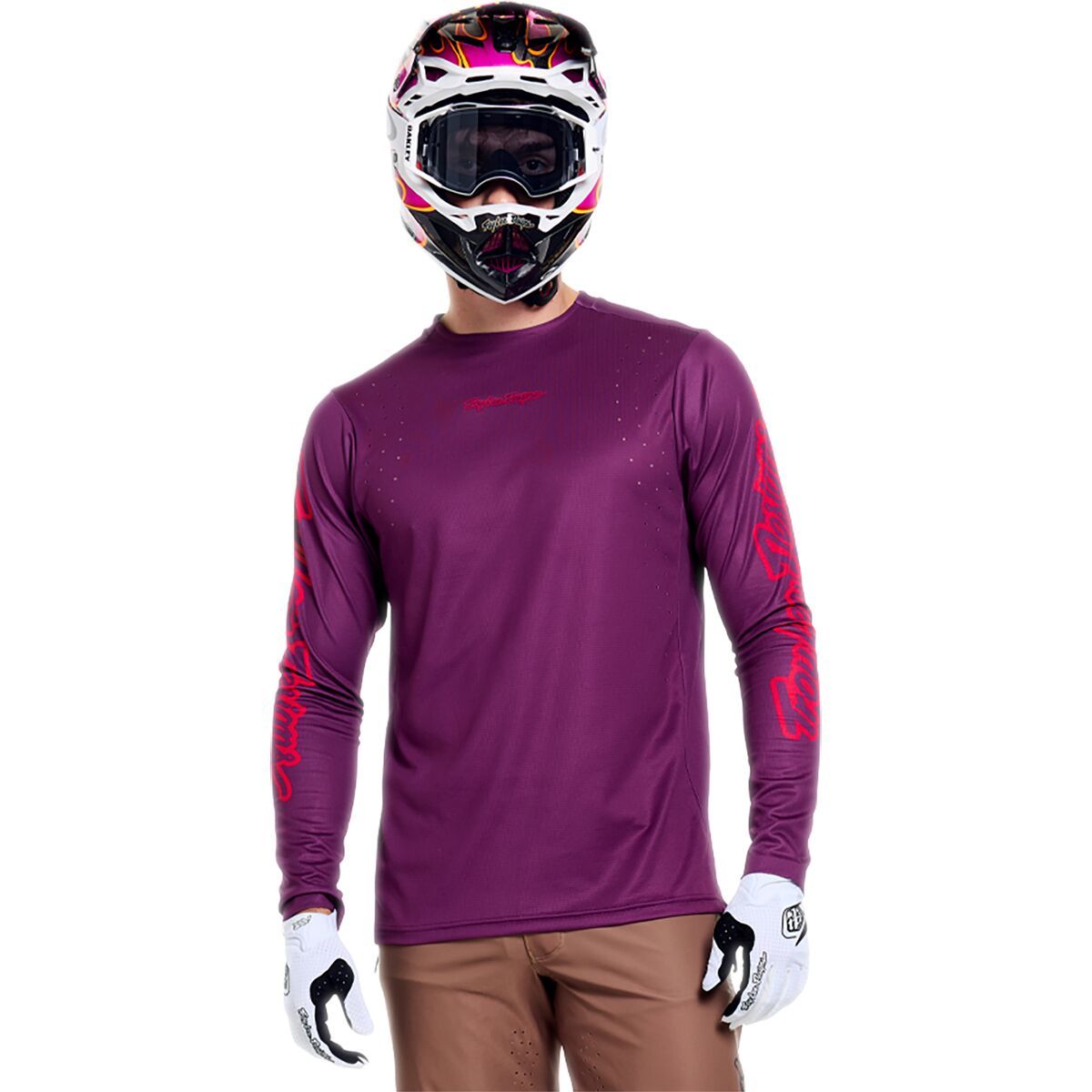 Image of Troy Lee Designs Sprint Pro Jersey - Men's Mono Sangria, XL