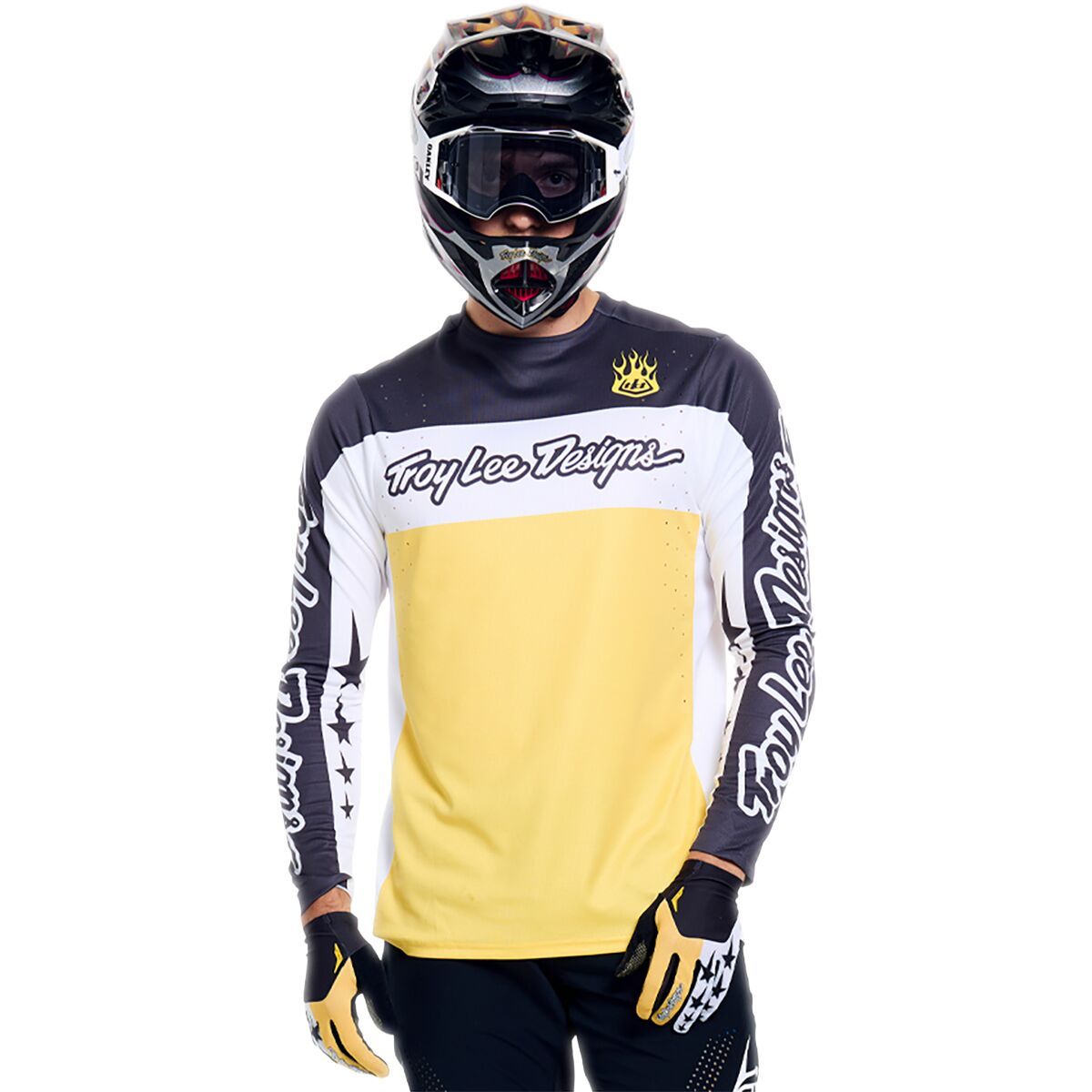 Image of Troy Lee Designs Sprint Pro Jersey - Men's Yo Moto Butter, XL