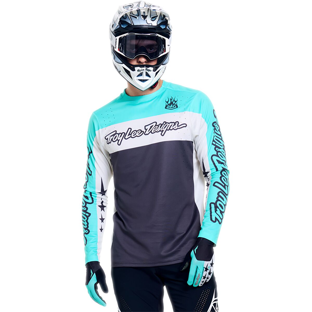 Image of Troy Lee Designs Sprint Pro Jersey - Men's Yo Moto Carbon, XXL