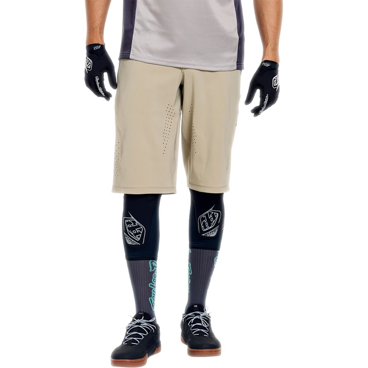 Image of Troy Lee Designs Stage Short Shell - Men's Mono Stone, 32