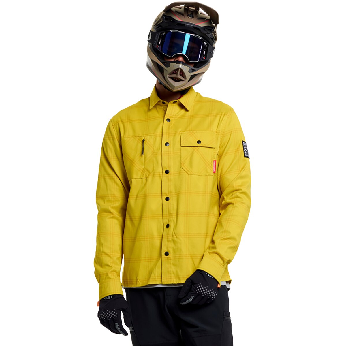 Image of Troy Lee Designs Ruckus Ride Flannel Shirt - Men's Plaid Acid, M