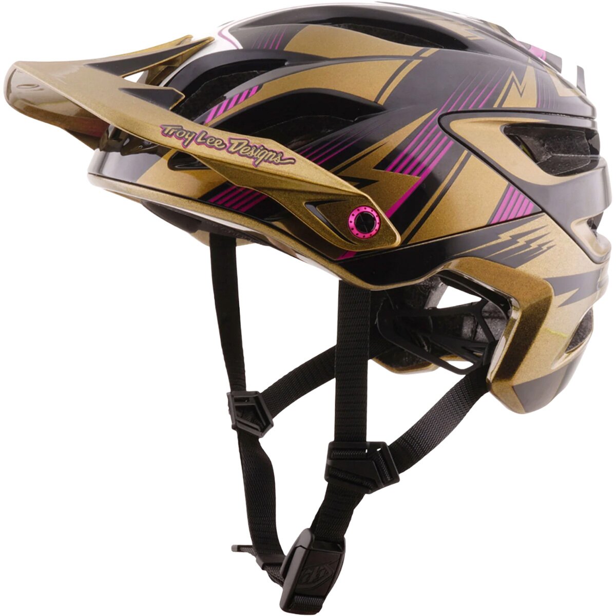 Image of Troy Lee Designs A3 Mips Helmet Cyclops Gold/Black, XL/XXL