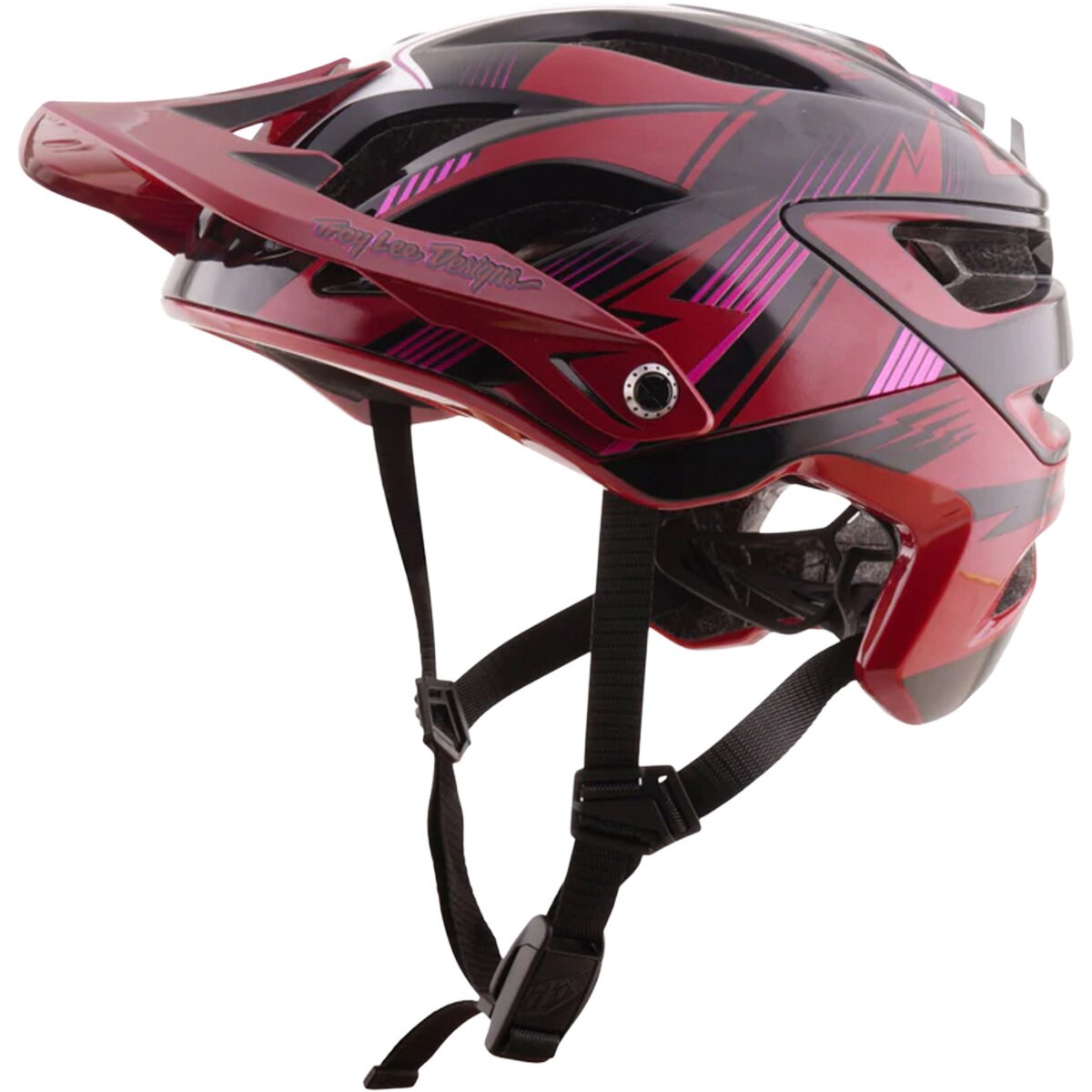 Image of Troy Lee Designs A3 Mips Helmet Cyclops Red/Black, XS/SM