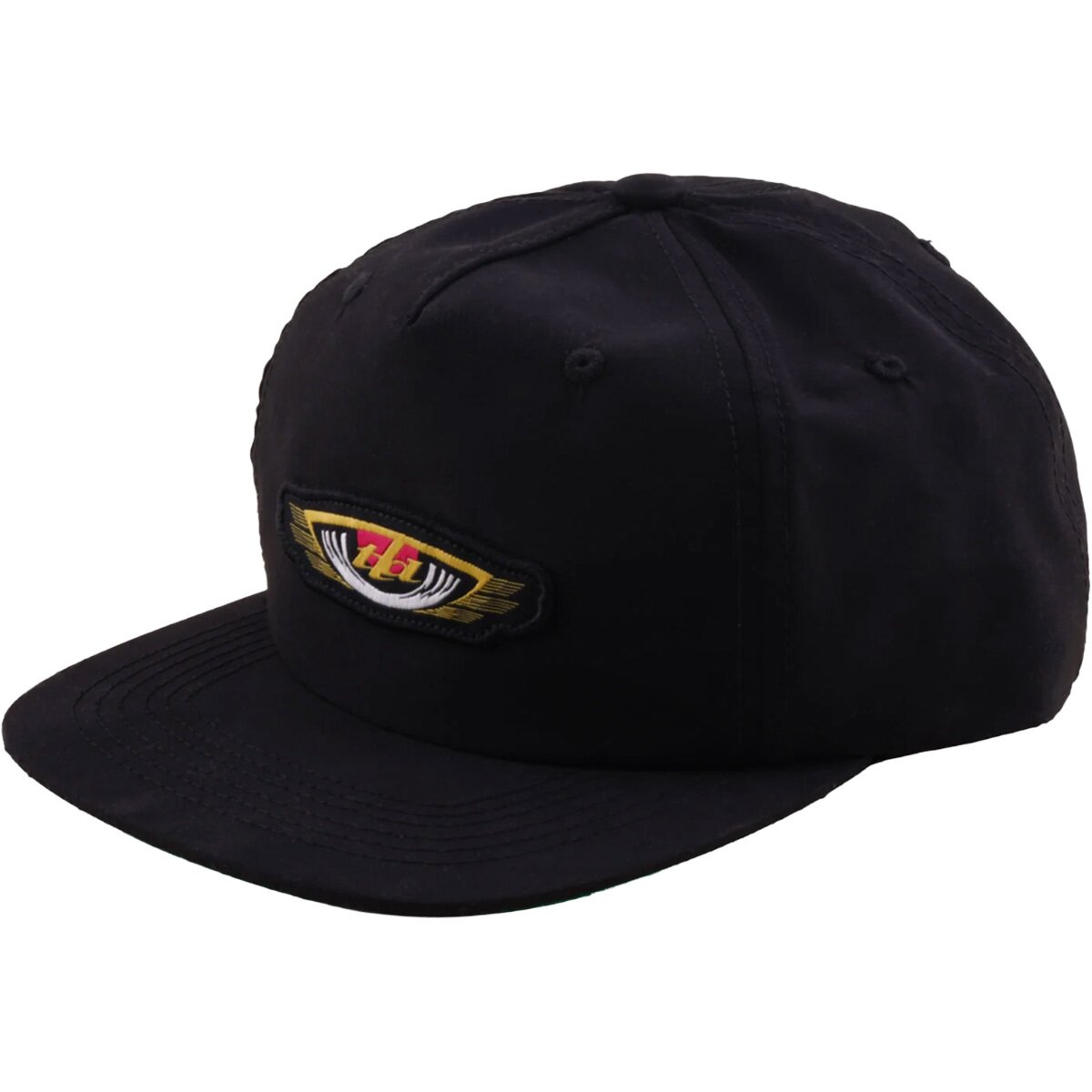 Image of Troy Lee Designs Cyclops Unstructures Snapback Hat Black, One Size
