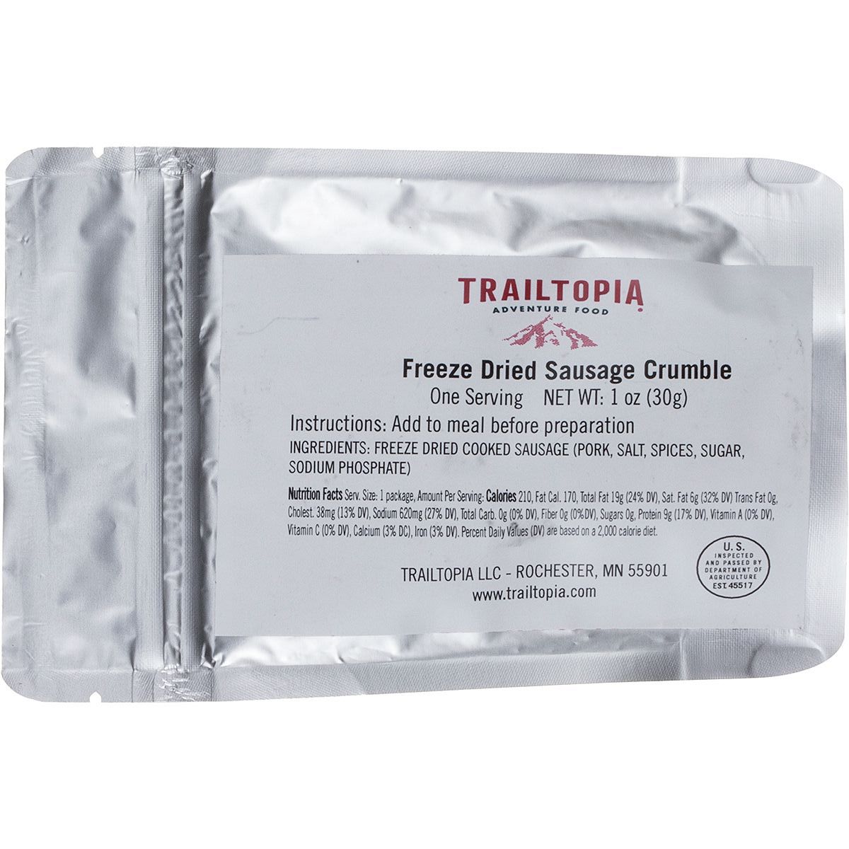 Trailtopia Sausage Crumble Side Pack