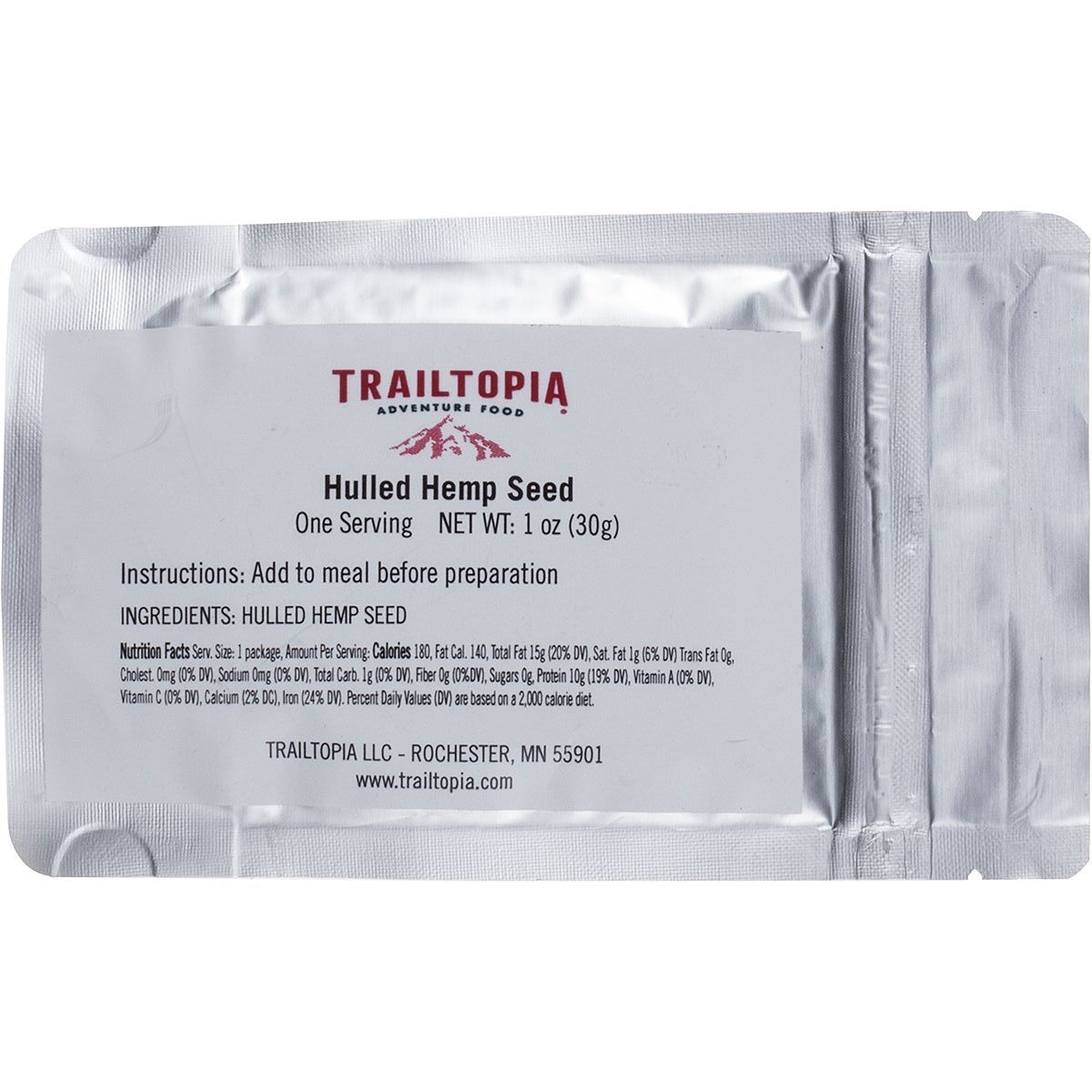 Image of Trailtopia Hemp Seed Side Pack One Color, One Size