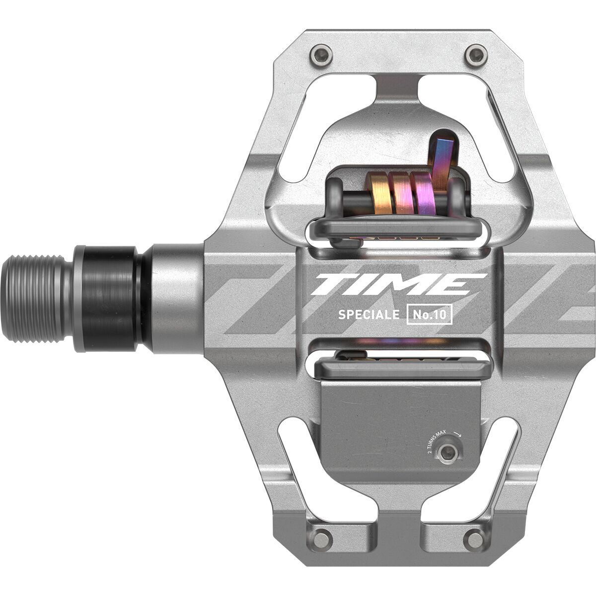 Image of TIME Speciale 10 Pedals Raw Aluminium, Small