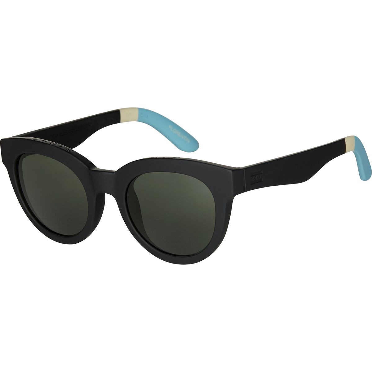 TOMS Florentin Black Traveler Sunglasses TRAVELER by TOMS . FLORENTIN MATTE GREY — BRATTY B main image 3