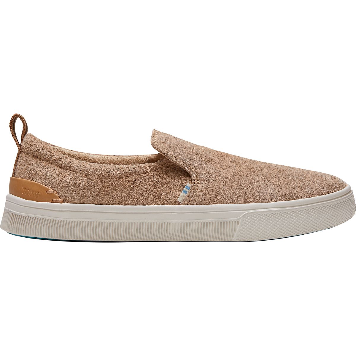 tan suede slip on shoes