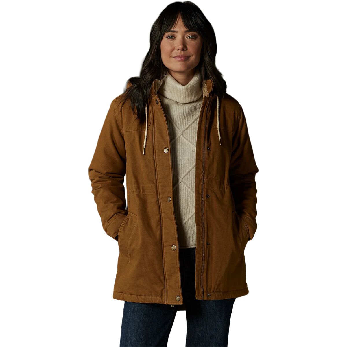 The Normal Brand The Normal Brand Betsie Canvas Coat - Women's Maple Glaze, L