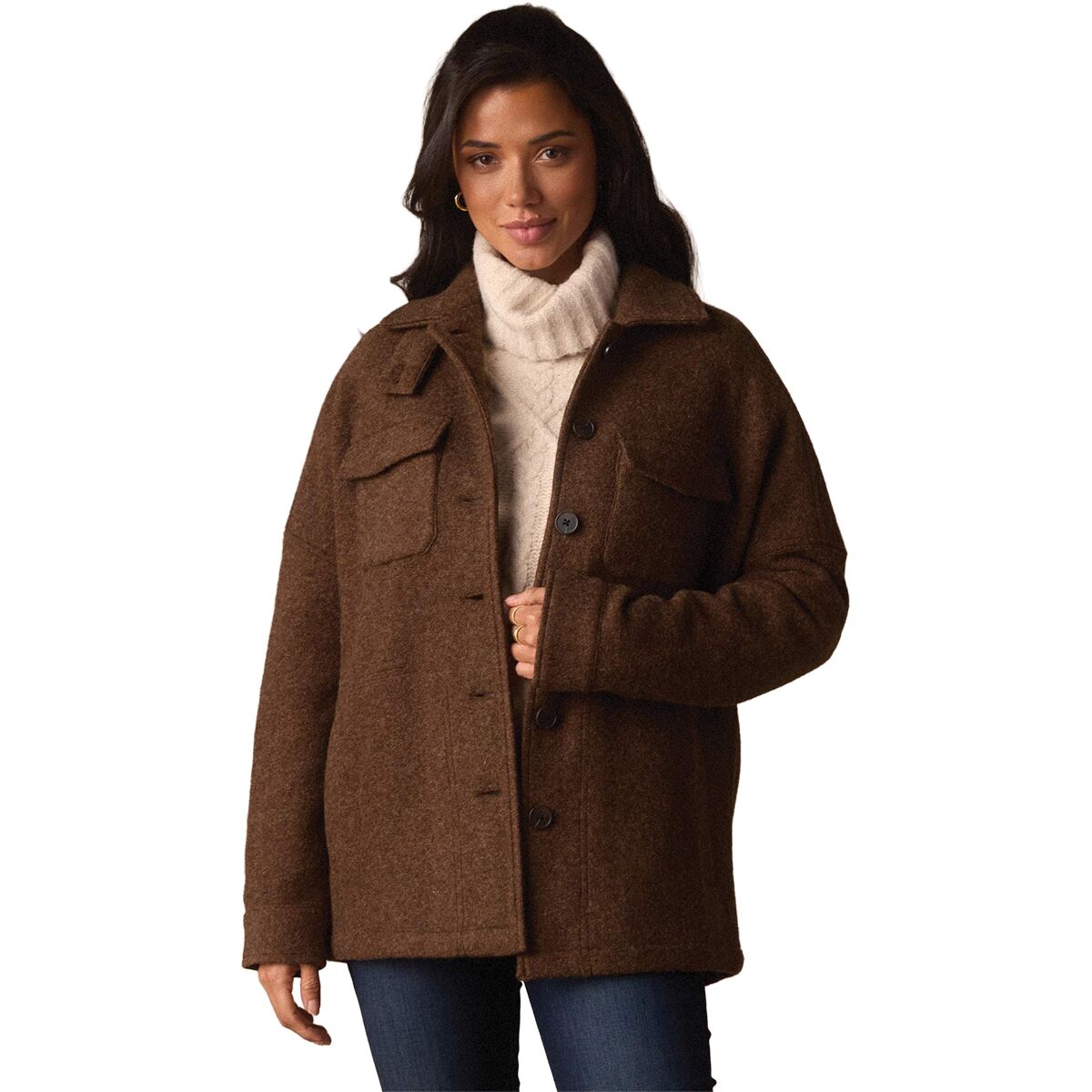 Image of The Normal Brand Logan Lodge Jacket - Women's Clay, S