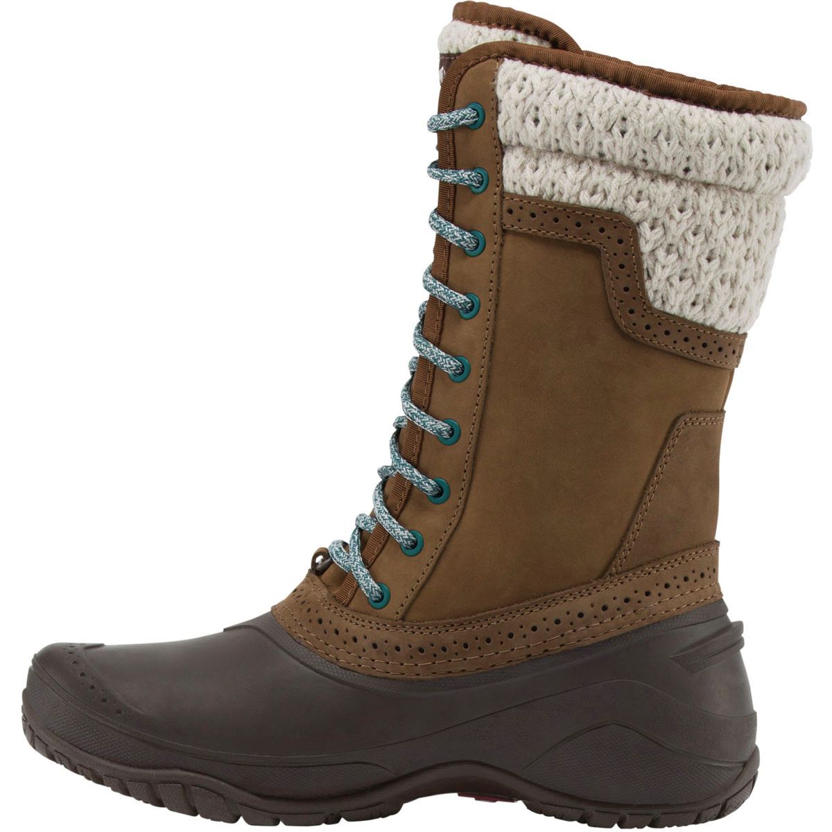 The North Face Shellista II Mid Boot - Women's Desert Palm Brown/Balsam Blue, 10.0