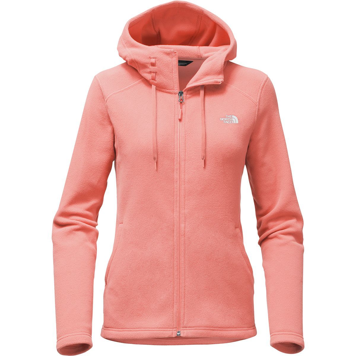 the north face women's mezzaluna full zip fleece hoodie