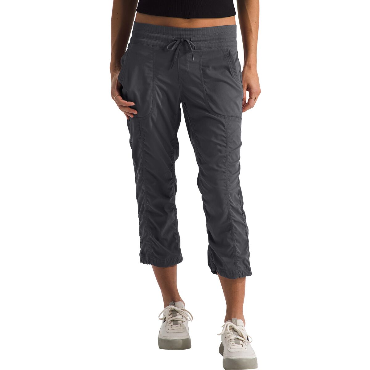 Image of The North Face Aphrodite 2.0 Capri Pant - Women's Asphalt Grey/NPF, 3XL/Reg