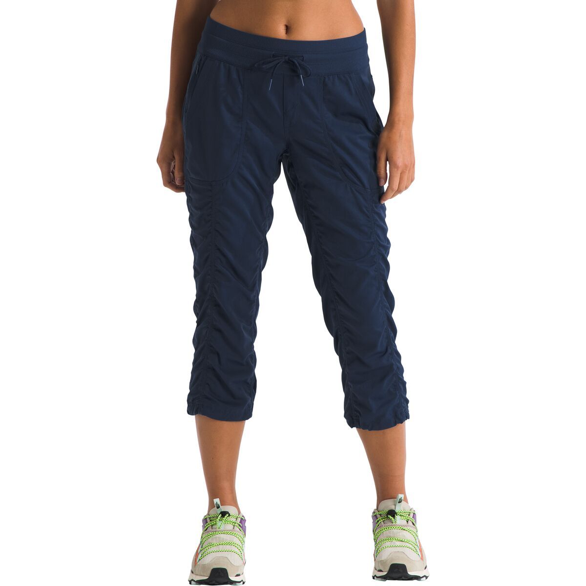 Image of The North Face Aphrodite 2.0 Capri Pant - Women's Summit Navy/NPF, L/Reg