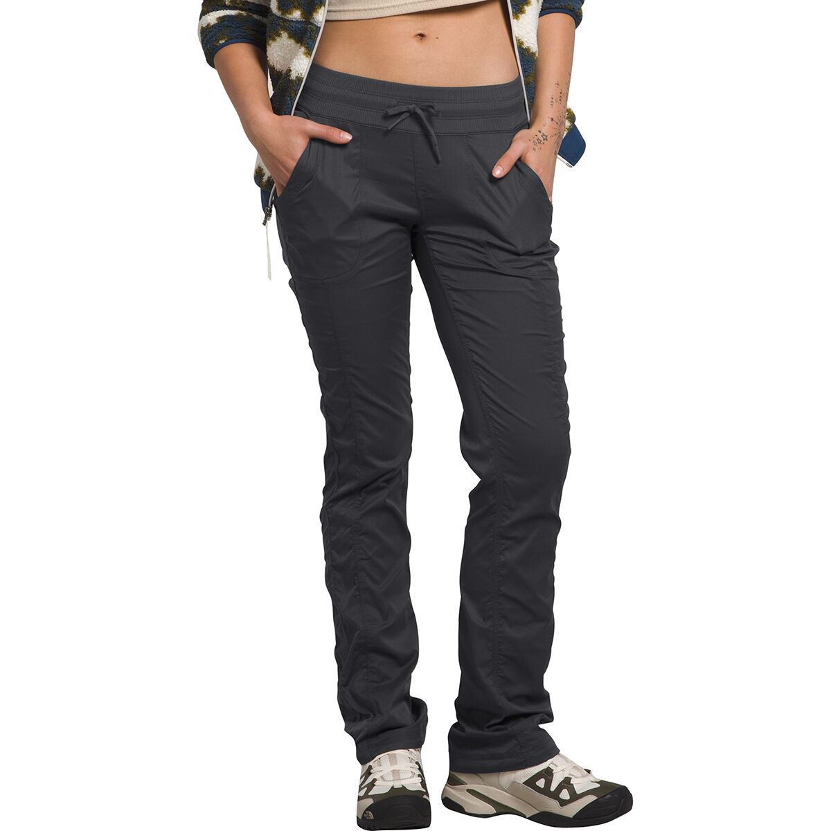 Image of The North Face Aphrodite 2.0 Pant - Women's Asphalt Grey/NPF, S/Short