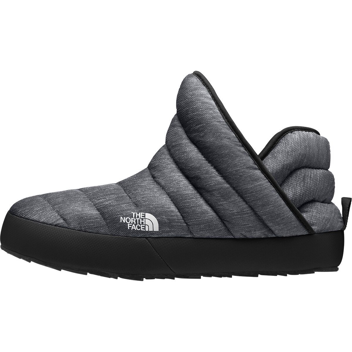 Image of The North Face ThermoBall Eco Traction Bootie - Men's Phantom Grey Heather Print/TNF Black, 8.0