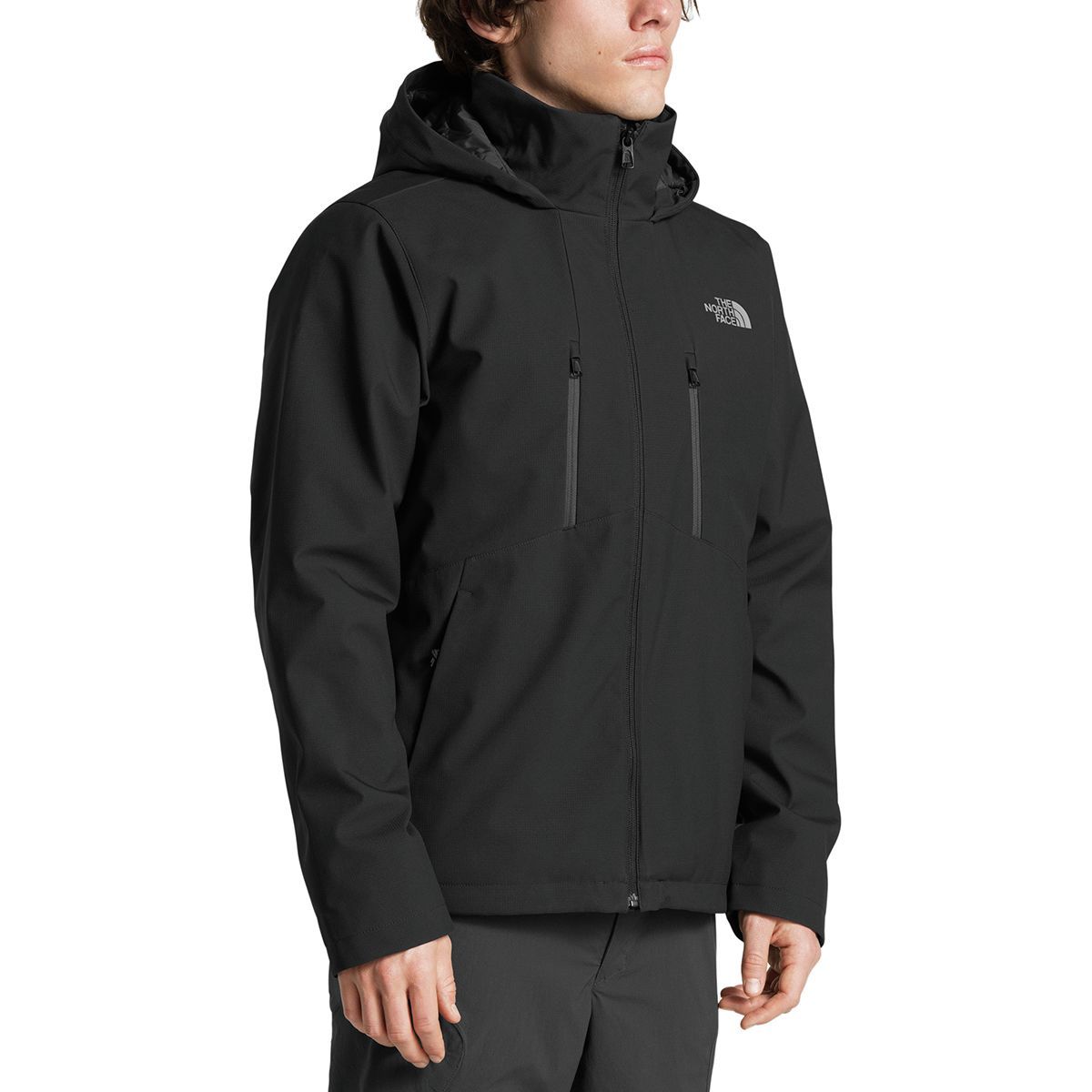 the north face apex elevation hooded softshell jacket
