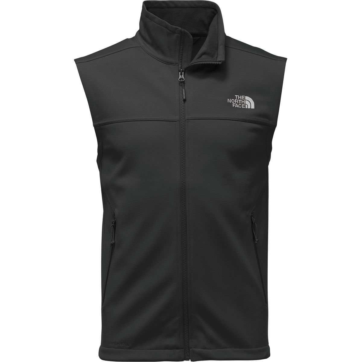 Image of The North Face Apex Canyonwall Fleece Vest - Men's Tnf Black/Tnf Black, M