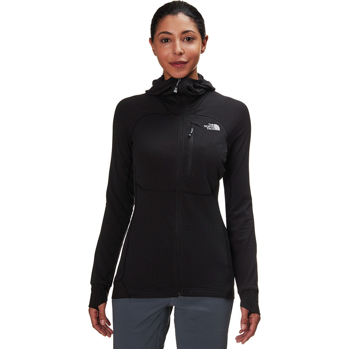 the north face summit l2 proprius grid fleece hoodie