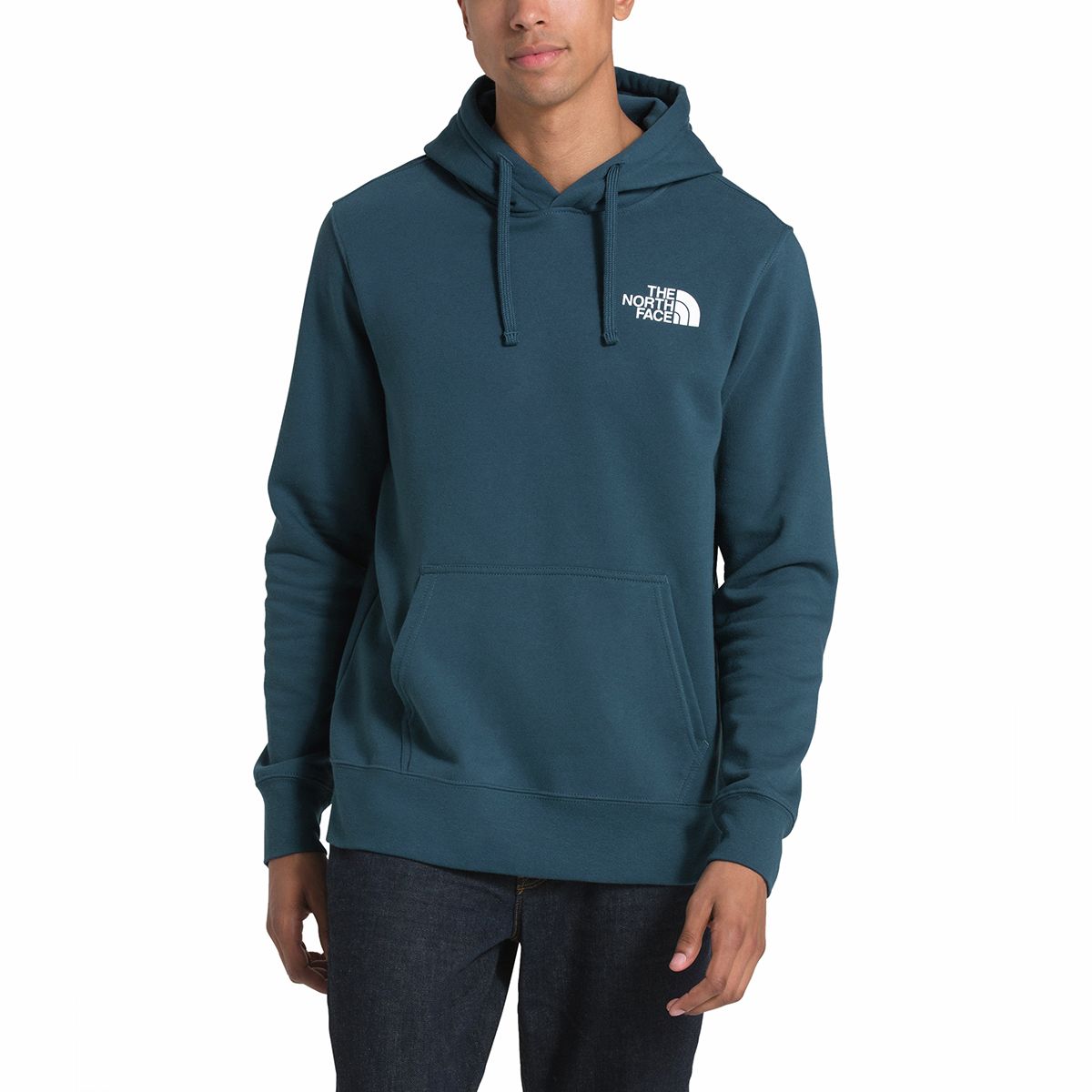 Men's red hotsell box pullover hoodie