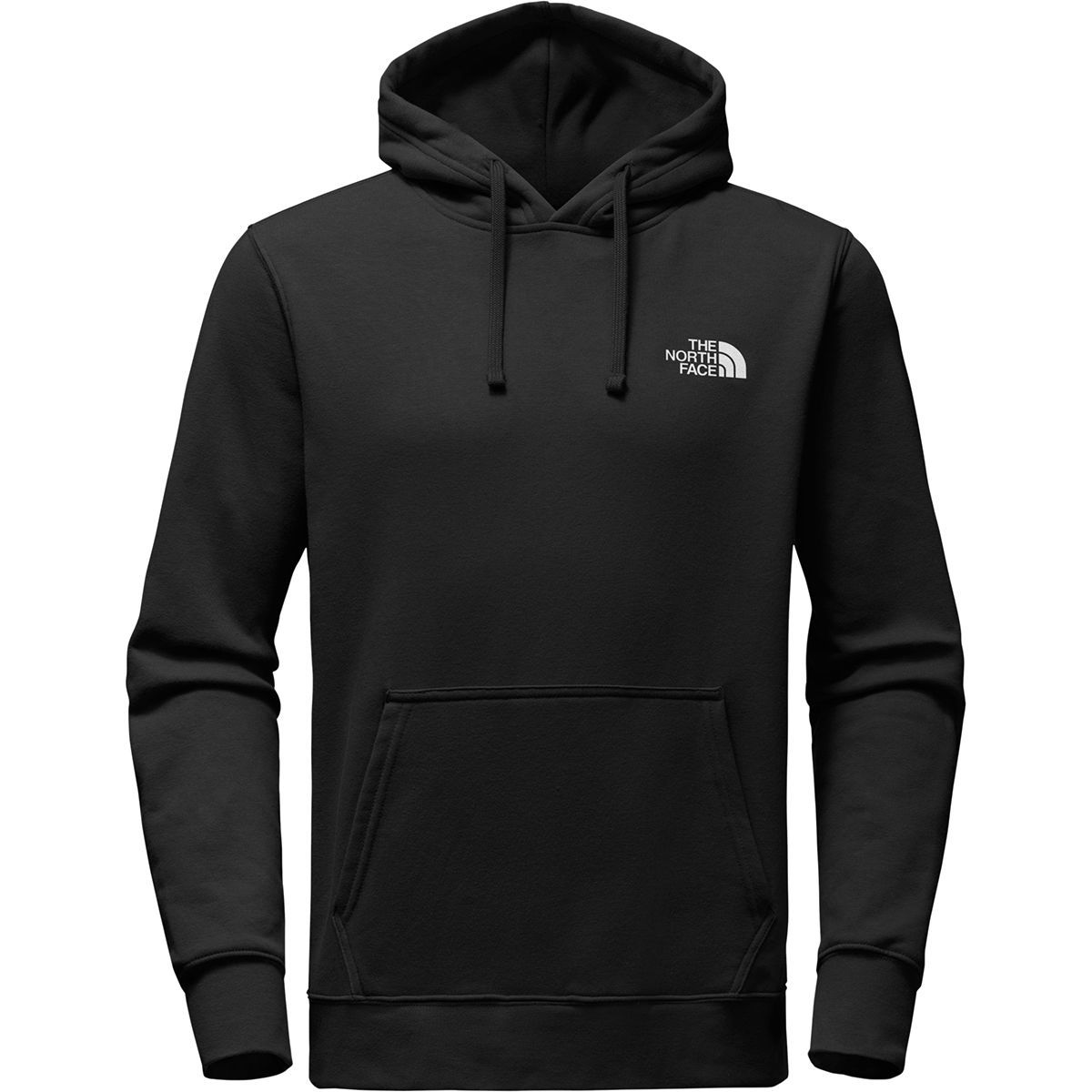 men's red box pullover hoodie