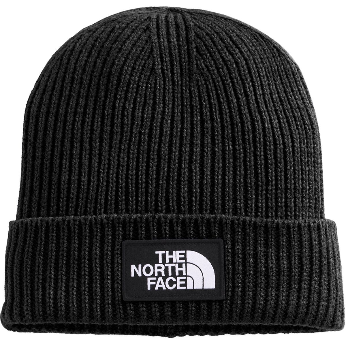 The North Face Logo Box Cuffed Beanie TNF Black, One Size