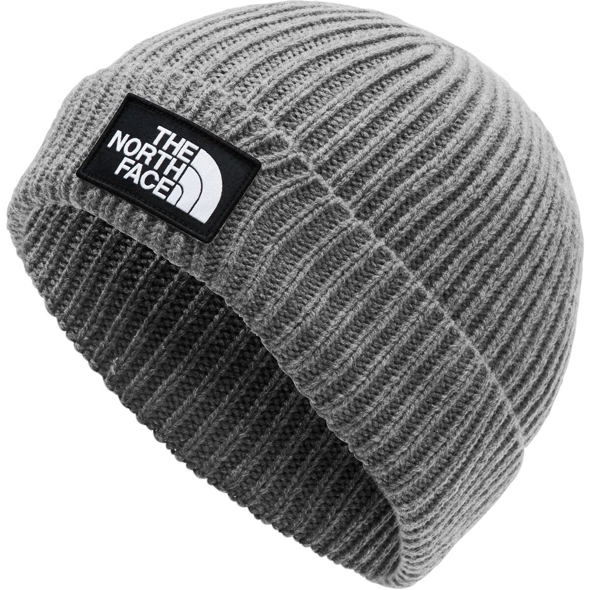 The North Face Logo Box Cuffed Beanie - Accessories