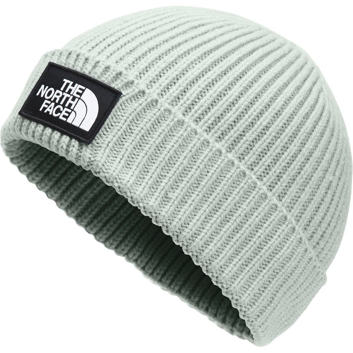 The North Face Logo Box Cuffed Beanie Wrought Iron, L