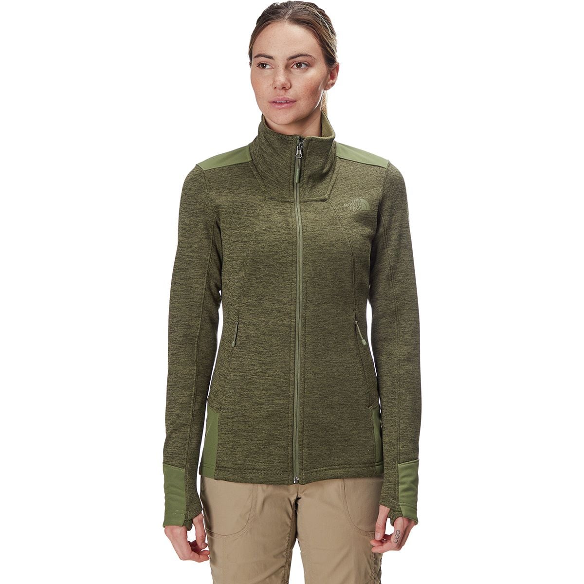 the north face women's shastina stretch full zip fleece jacket