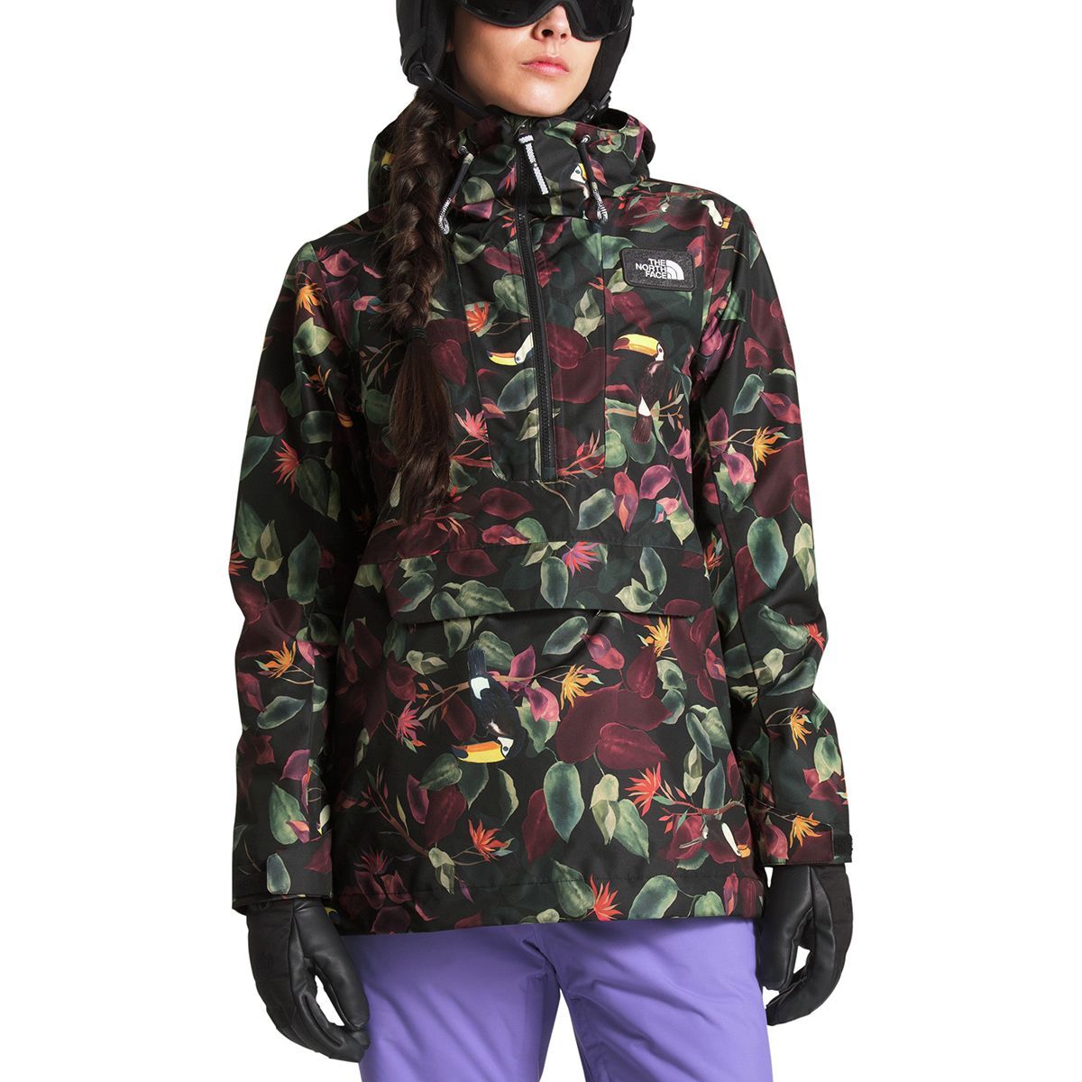 the north face tanager anorak hooded jacket