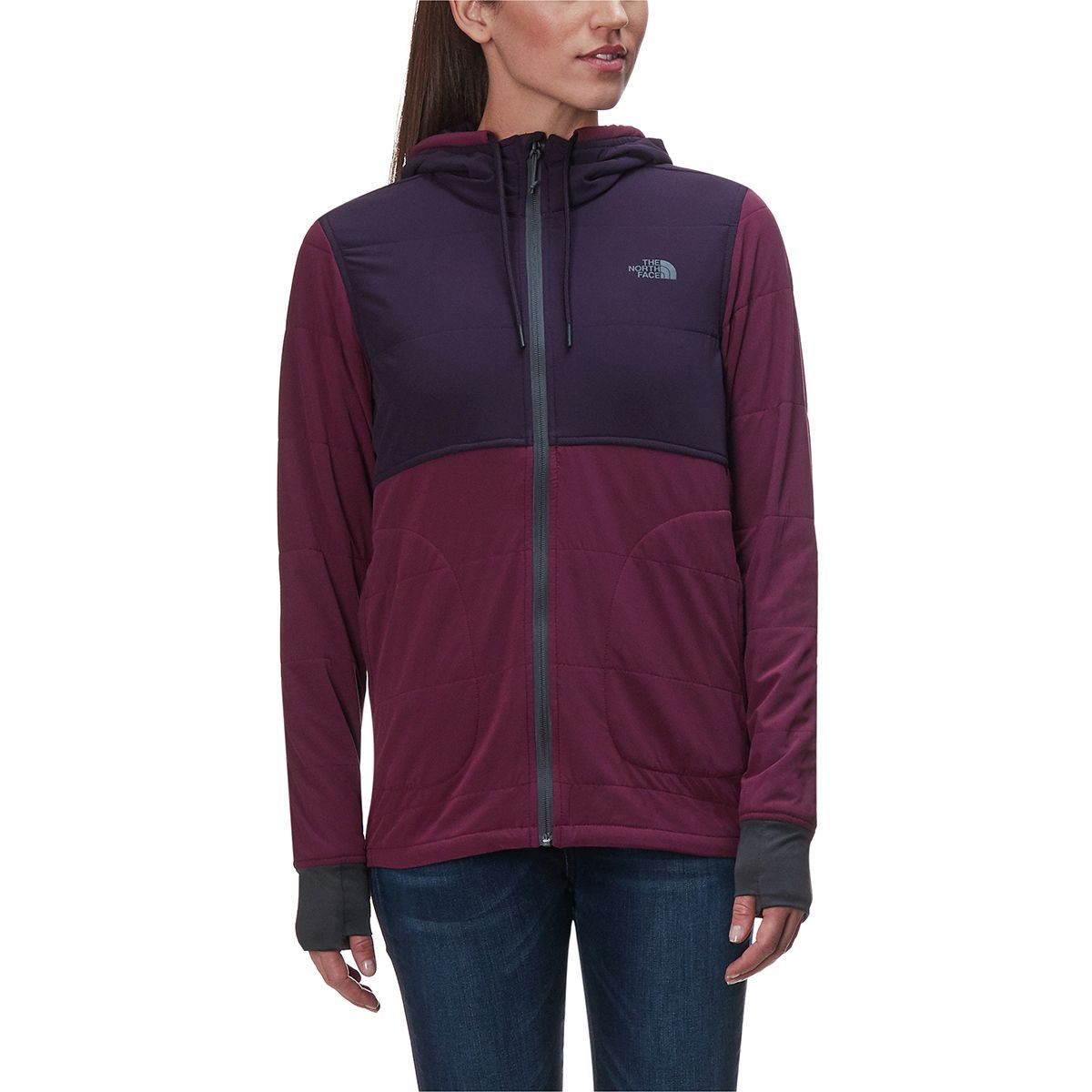 north face mountain full zip hoodie