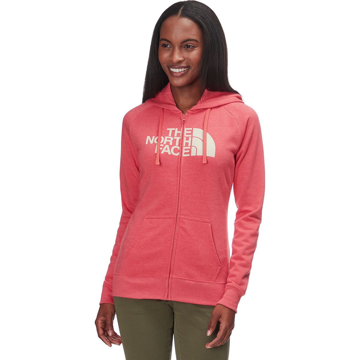 the north face women's half dome full zip hoodie