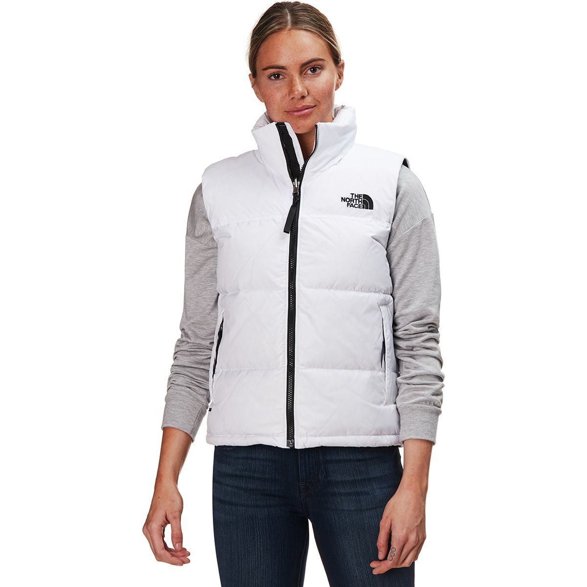 the north face nuptse vest womens