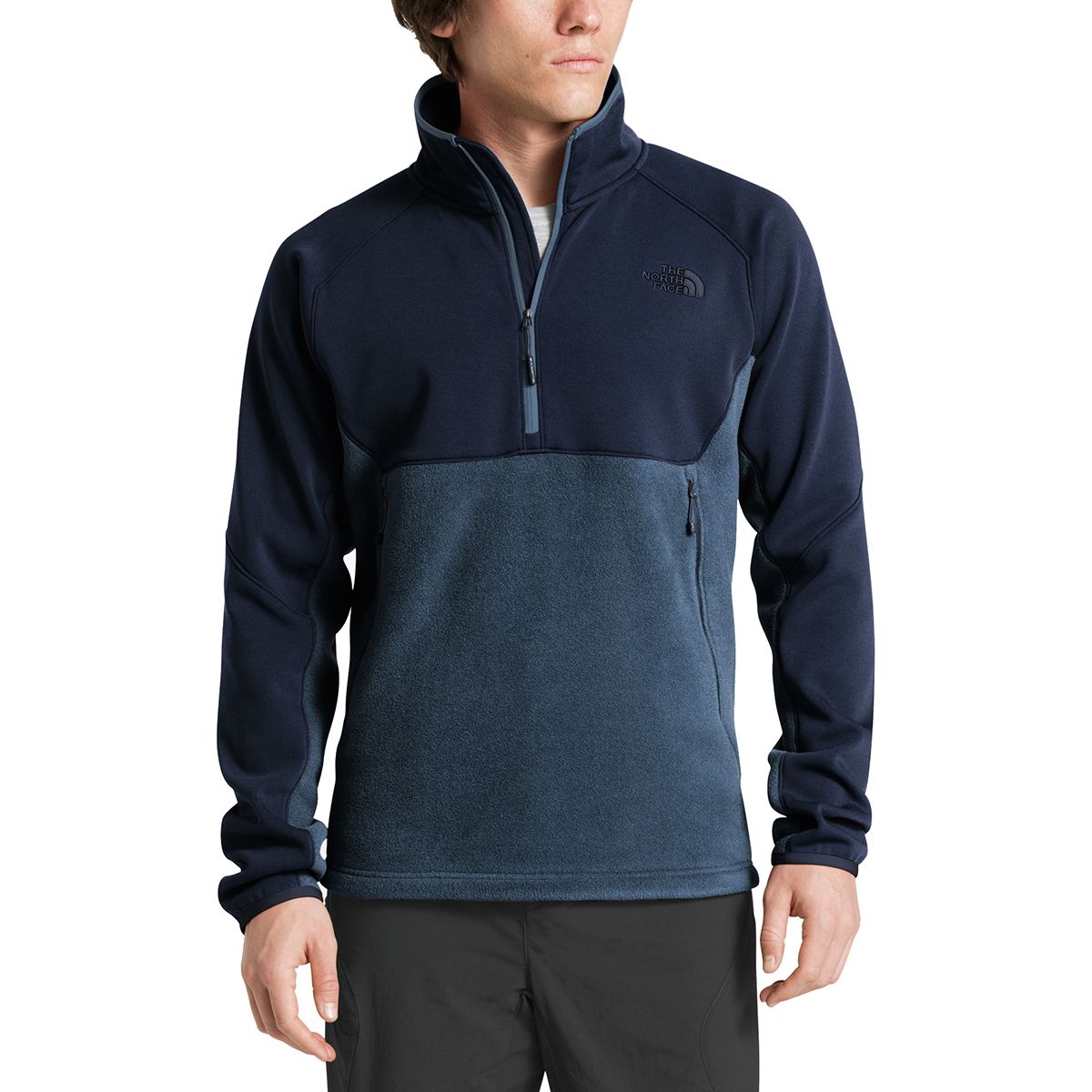 The North Face Tolmiepeak Hybrid 1 2 Zip Fleece Jacket Men s Clothing